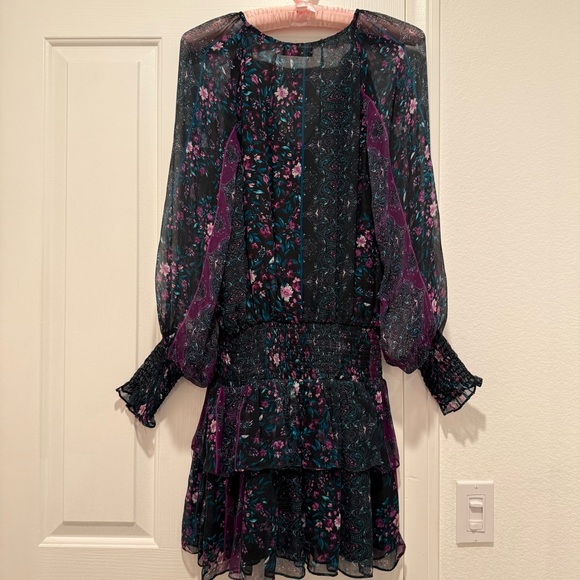 Ramy Brook New York 100% Silk Mini Dress - Size M - Picture 7 of 9